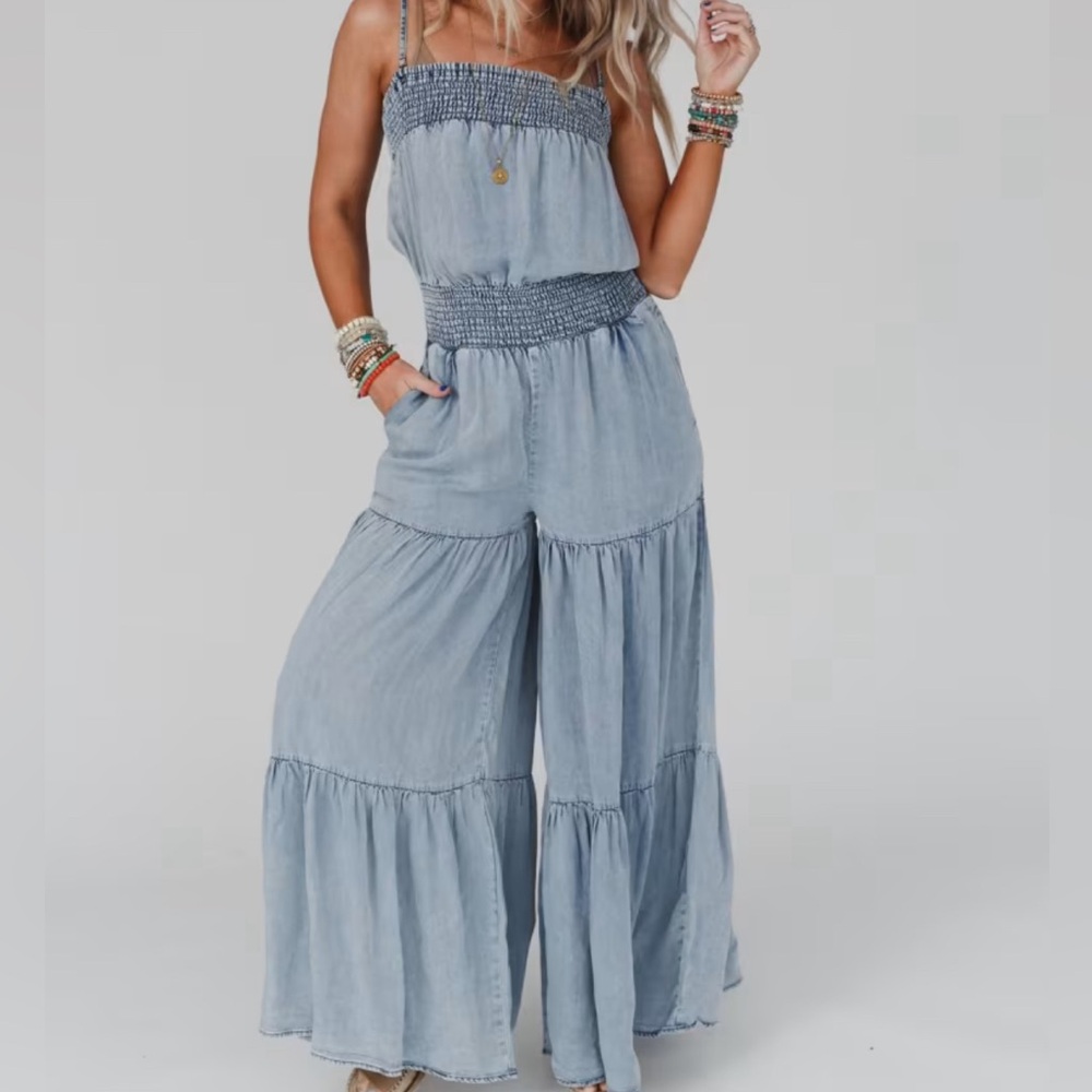 Boho Jean Jumpsuit
